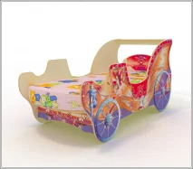 Кровать-карета Принцесса с ящиком