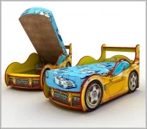 Кровать-машина Такси с ящиком