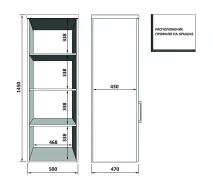 витрина-шкаф