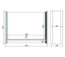 мебельный щит для крепления телевизора