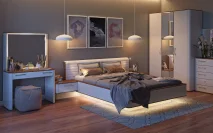 LED подсветка цоколя кровати Эвия