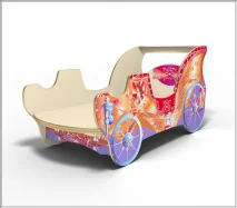 Кровать-карета Принцесса с ящиком