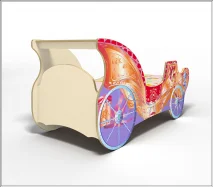 Кровать-карета Принцесса с ящиком