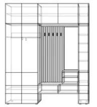 набор из шкафов в коридор