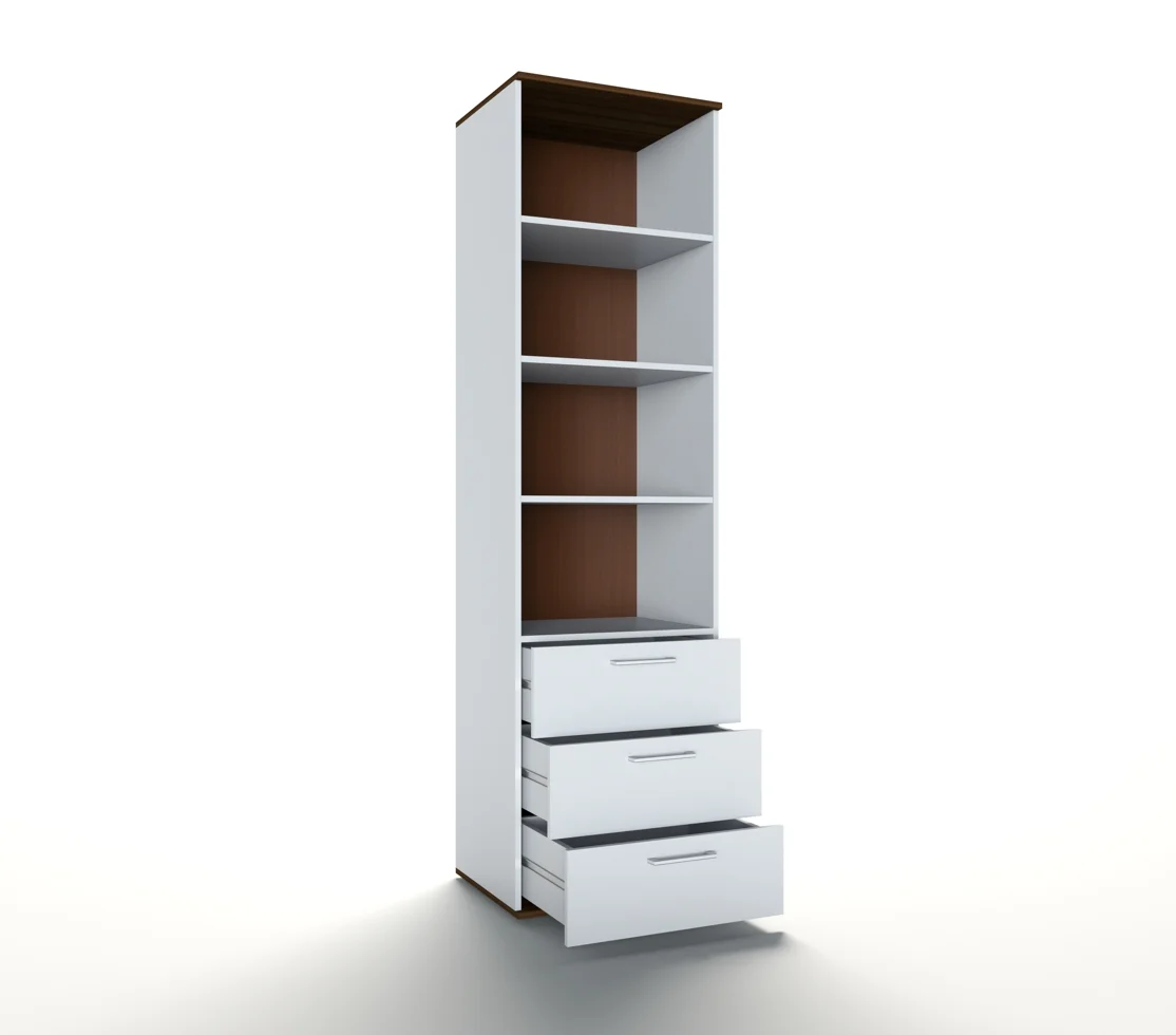 шкаф витрина с ящиками