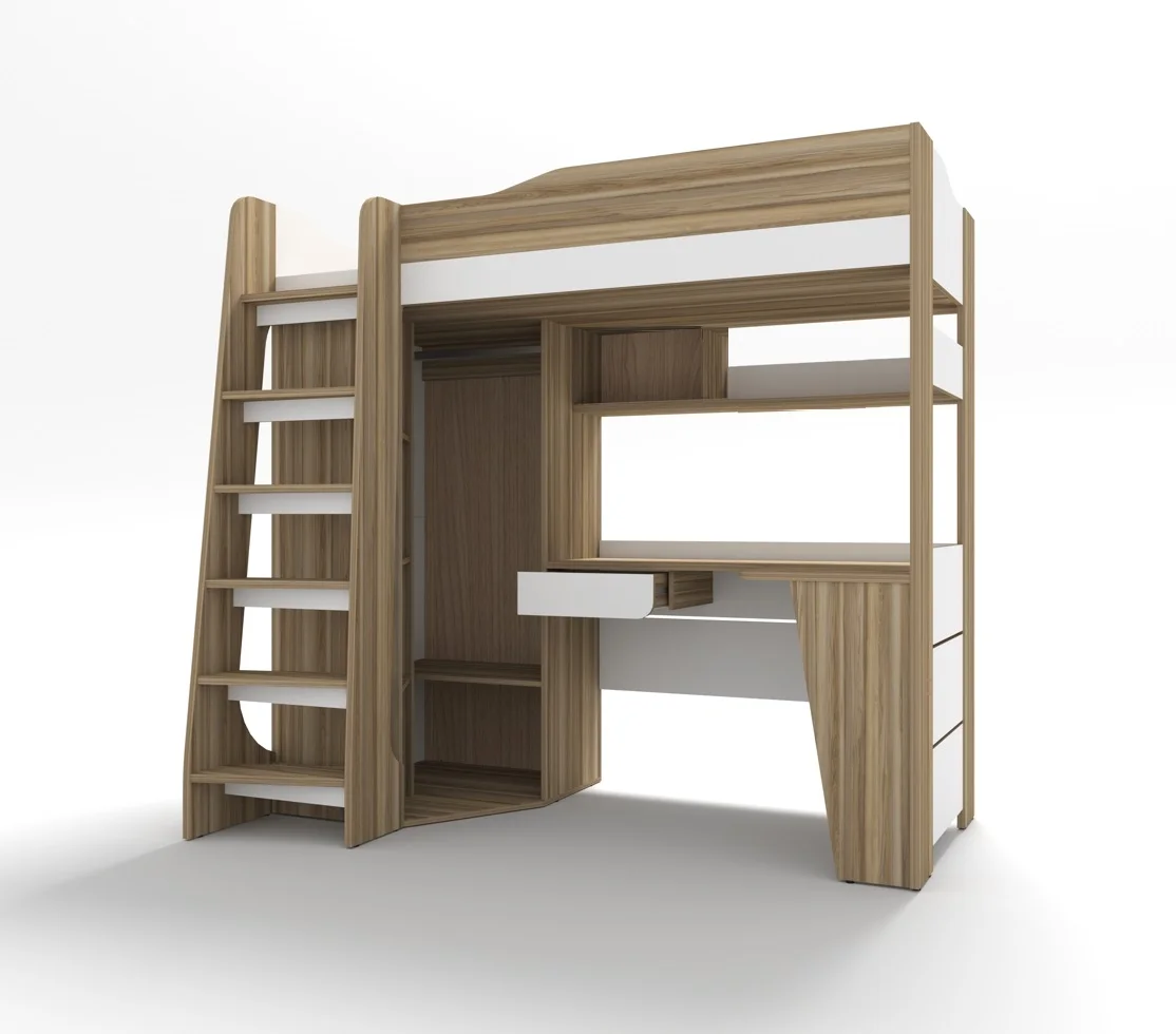 кровать чердак с мебелью