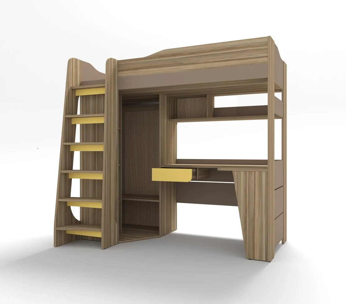 кровать чердак с мебелью