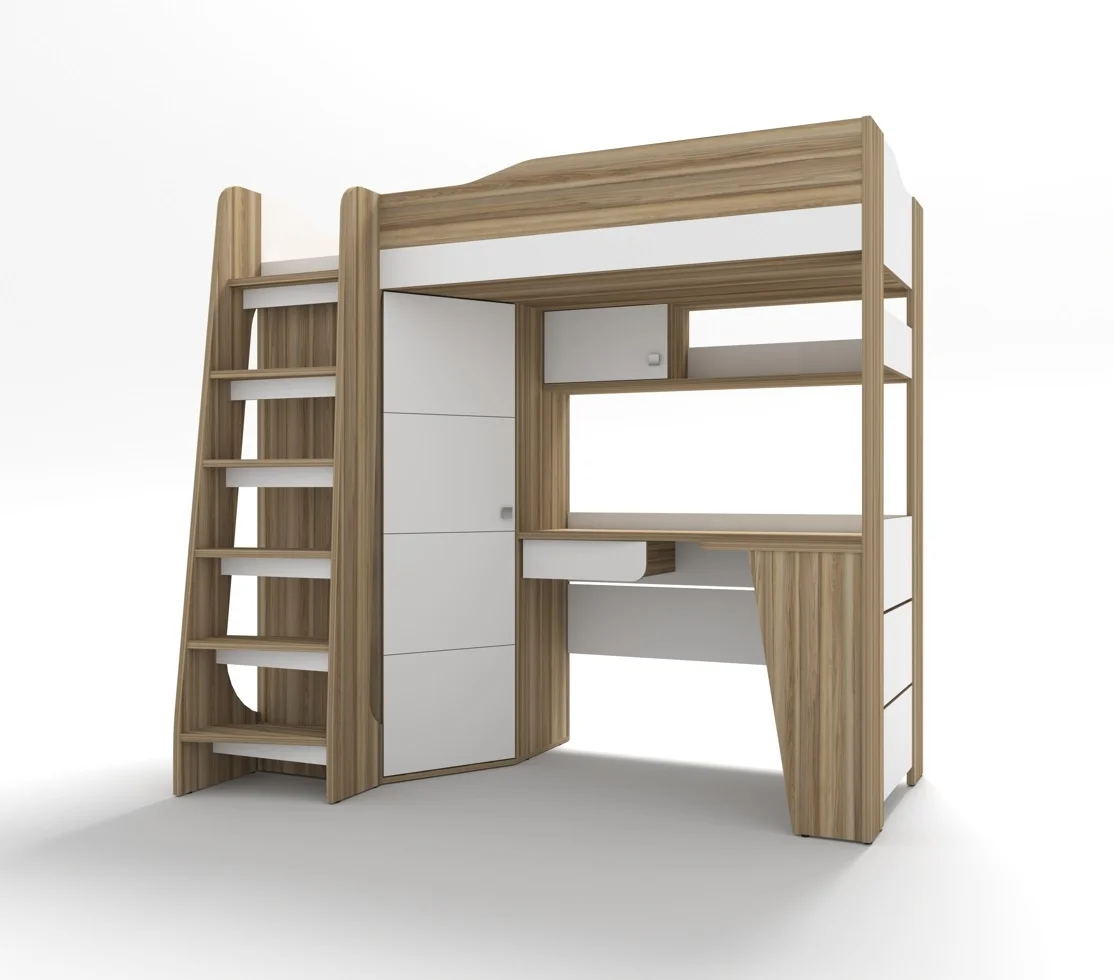 кровать чердак с мебелью